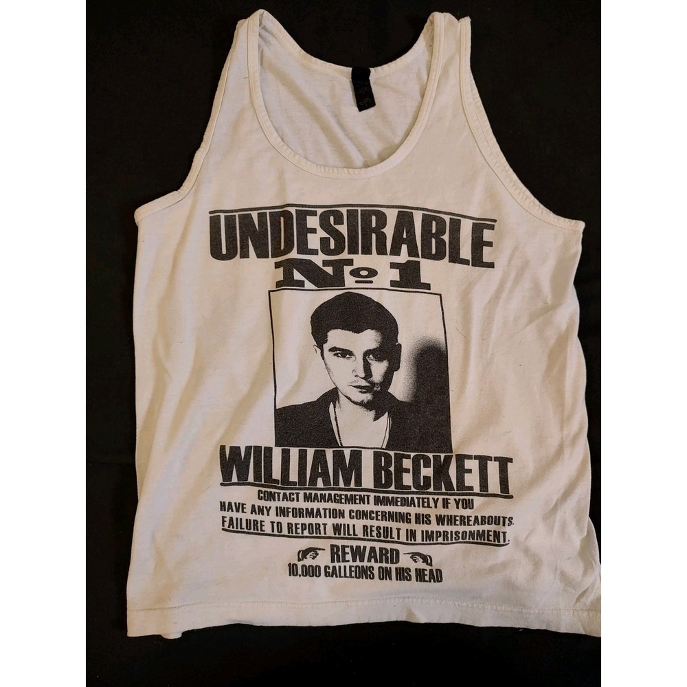 William Beckett Shirt Tank Music Memorabilia Most Wanted Underisable #1 Poster
